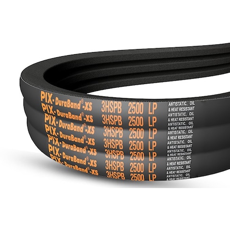 Belt, 3V, 3/8 X 100 In. OC, 3 Band